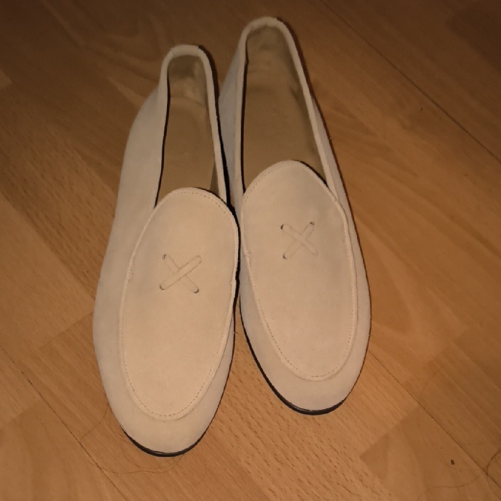 Del Toro | Beige Suede Loafers